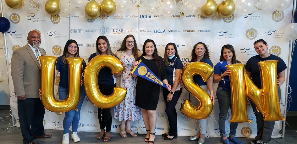 On Monday, April 25th, the Early Academic Outreach Program at UC Santa Barbara hosted an event to celebrate the students admitted to the University of California. Mrs. Luna-Lopez, EAOP College Site Coordinator, has made a huge impact on providing college preparation services to our students at Fillmore High School. The program included a presentation of awards and of State Proclamations from local Senate and Assembly members, a student keynote speech, raffle prizes, and a delicious dinner catered by Ay Chihuahua. It was a beautiful event for our students and their families! Above are the Students who were recognized at this year’s event. Photos courtesy Fillmore High School Blog.