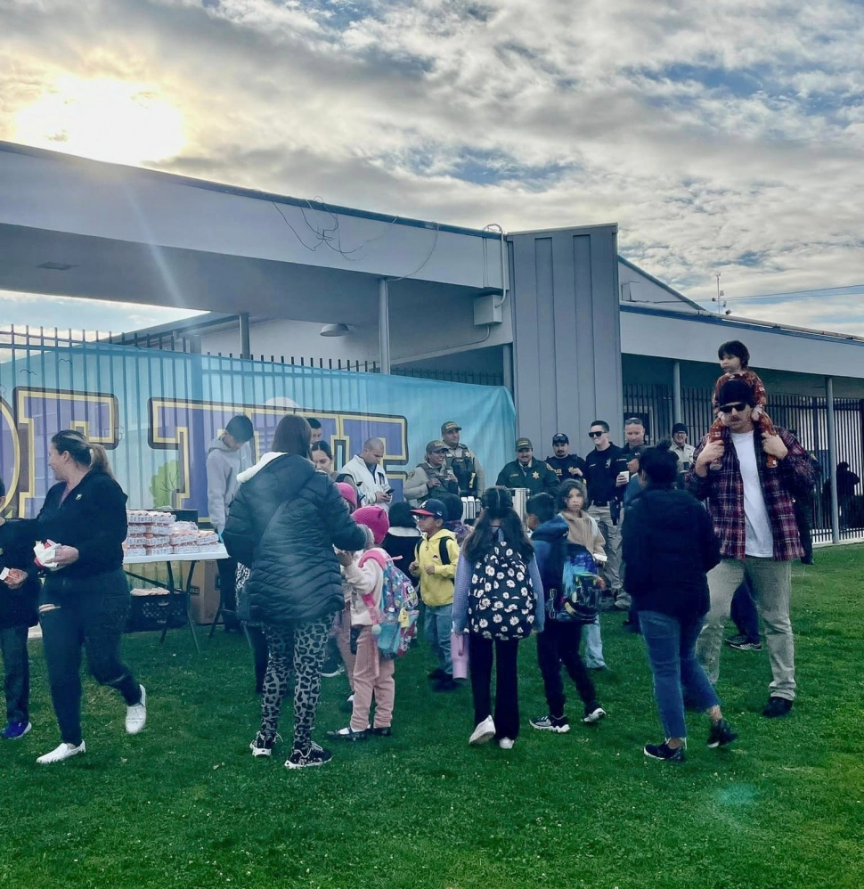 On Wednesday, March 6, 2024, The Ventura County Sheriff’s Department hosted a Coffee and Donuts with Cops event at San Cayetano Elementary. San Cayetano Elementary Principal Krystal Sarabia-Rocha said, “Thank you Ventura County Sheriff’s Department for hosting this wonderful event. It’s a day of fun and learning about law enforcement, and students and staff to get an opportunity to know our local law enforcement officers.” Courtesy San Cayetano Elementary Blog https://www.blog.fillmoreusd.org/san-cayetano-elementary-eagles-blog/2024/3/6/ventura-county-sheriffs-host-a-coffee-amp-donuts-with-cops. More photos athttps://www.facebook.com/761635201782178/posts/1181414083137619.