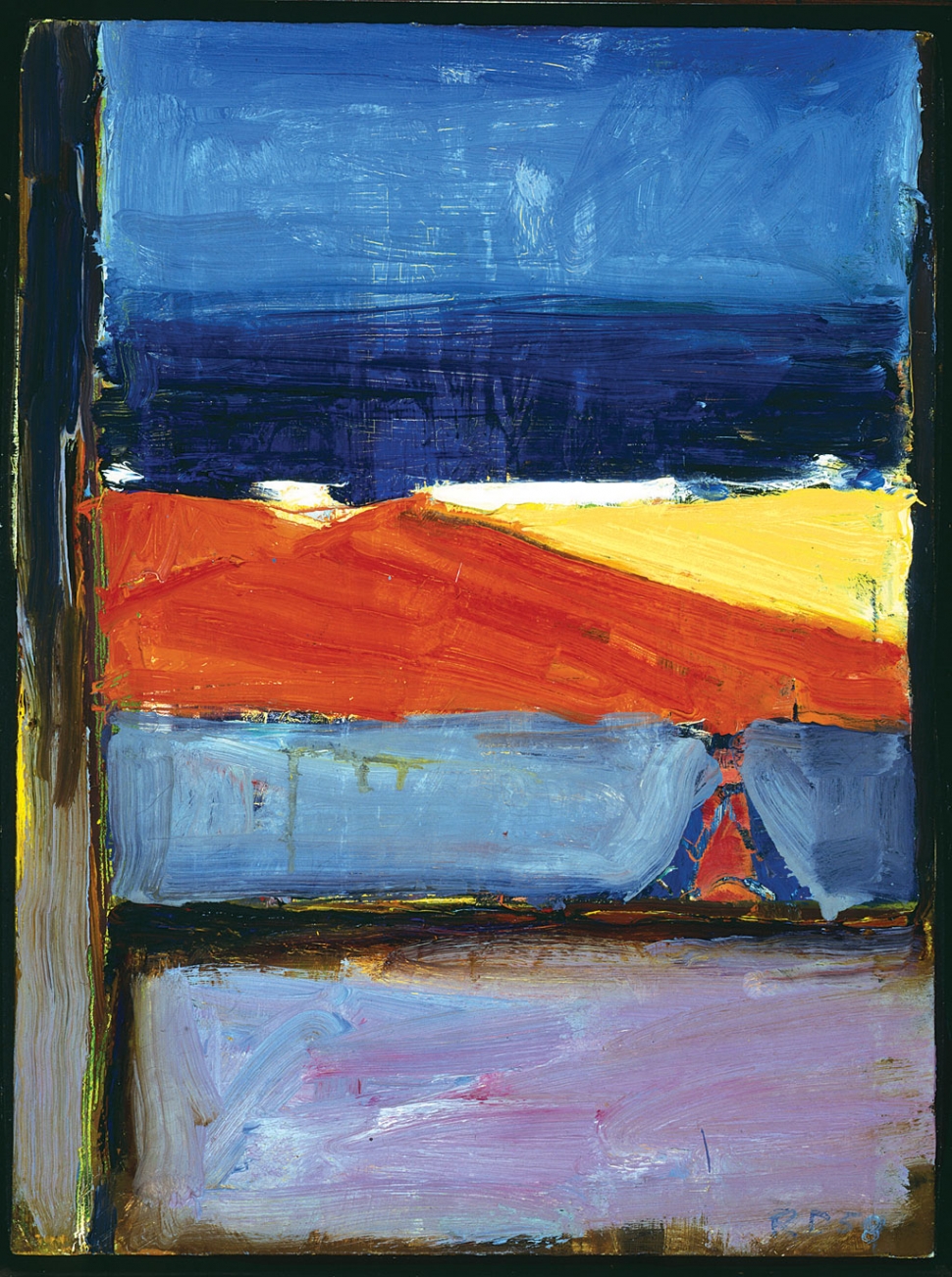 "View of the Ocean Santa Cruz Island" - 1958 by Richard Diebenkorn. Collection of Santa Cruz Island Foundation.