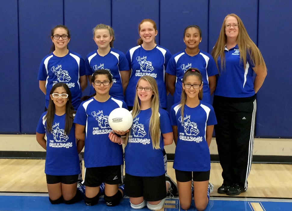 Congratulations to Lady Bulldogs Volleyball on a great season. Pictured is the 7th-8th grade team.