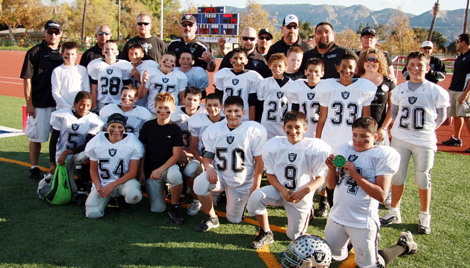 Fillmore J-1 Silver Raiders take Conference. Pictured above but not in order are : Sebastian Correia, Johnny Grove, Luis Salgado, Andres Barajas, Chad Hope, Anthony Morales, Marco Villa, Moy Pedroza, Matthew Wilmot, Demitriouz Lozano, Everado Magana, Jared Alvery, Eric Corona, Alec Acero, Christopher Espinosa, Cody Isaacs, Justin Long, David Vargas, and John Gonzalez. Names of all coaches were not available at press time. Photo’s courtesy of Freezing the moment photography.