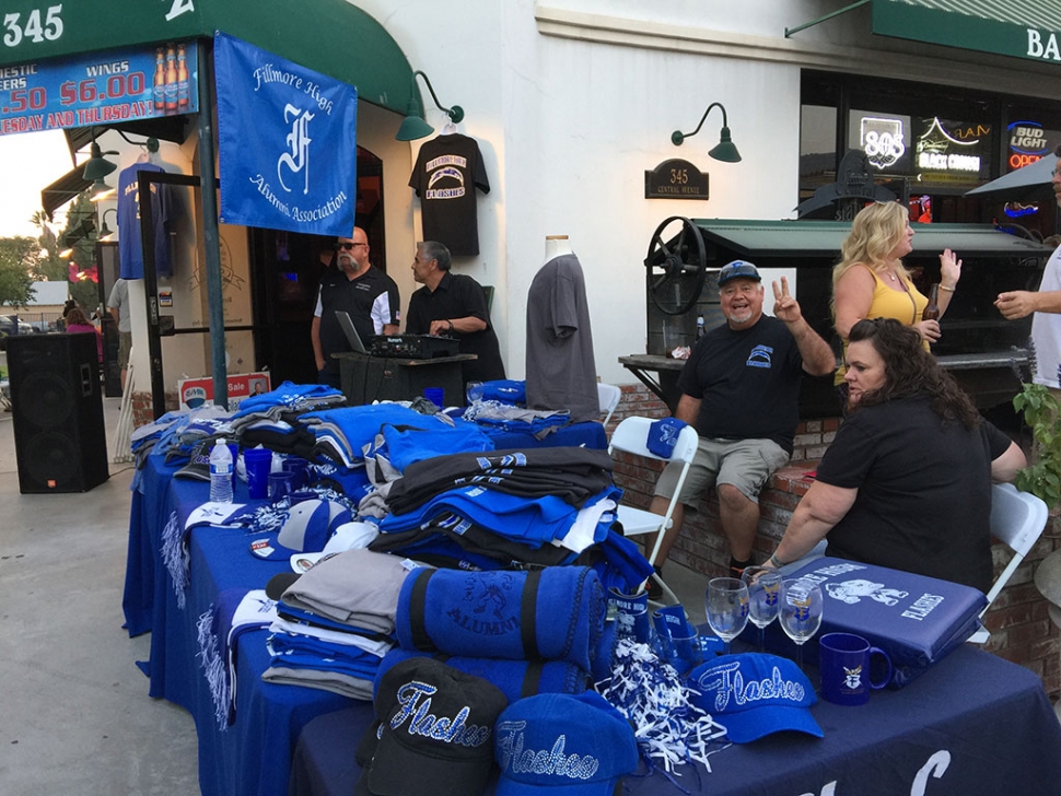 What a great night! Thank you Community of Fillmore, and All you F.H.S. Alumni for coming out to our Flashback Friday/Alumni Nights event on Friday, Aug 21st.  Our local restaurants were packed, and the Food Vendors sold out. A win, win, win for the whole community. Only two more left this Summer. Friday, September 18th. And possibly a very special evening, on Thursday, September 24th, as the Alumni Association is working with Administrators and the current ASB officers to have the Homecoming Parade that evening. Our hope is to Park the Floats on Central, and invite the community to come look at them, along with our Fillmore Classic cars. Stay tuned for more information on the Fillmore High Alumni's Facebook page, and at www.fillmorehighalumni.com, and of course right here at the Fillmore Gazette.