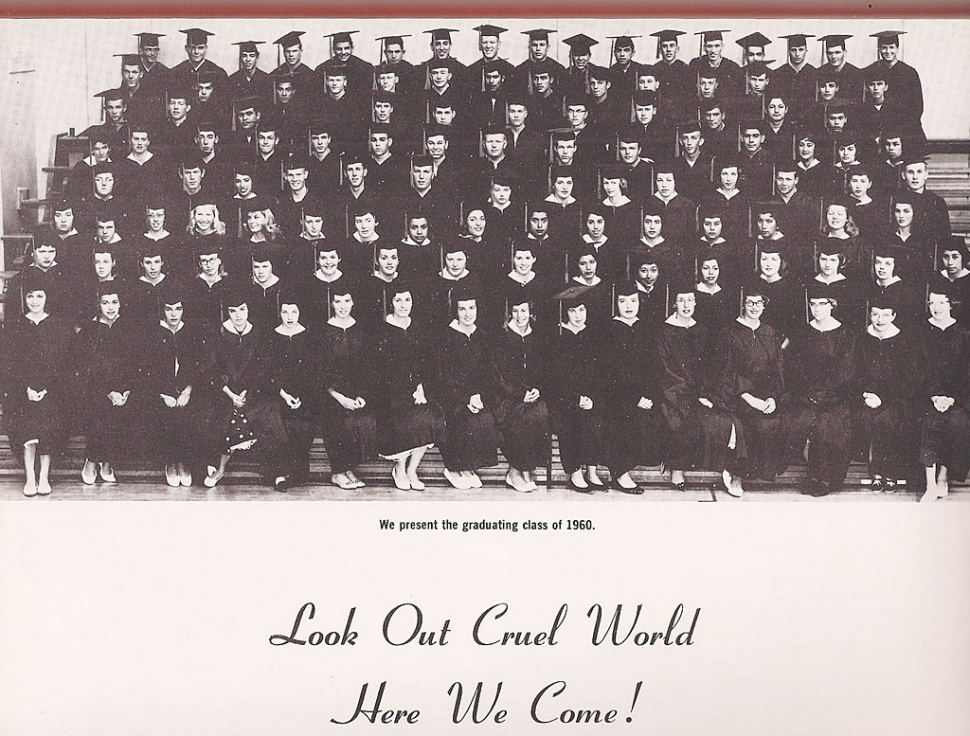 Graduating class of 1960.
