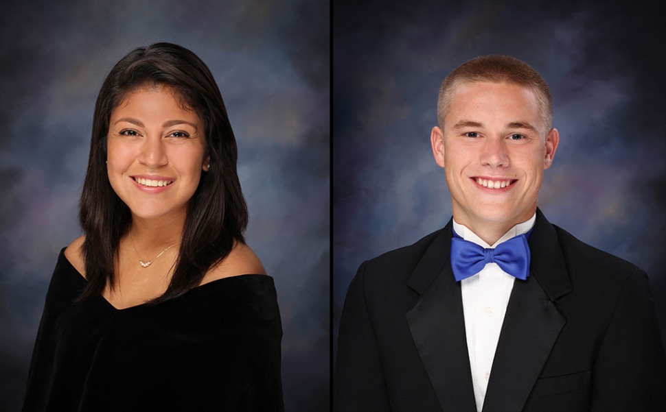 (l-r) Patricia Vasquez Cabrera, FHS Alumni Scanlin-Baldin Scholarship and Hayden Wright, FHS Alumni
Scanlin-Baldin Scholarship