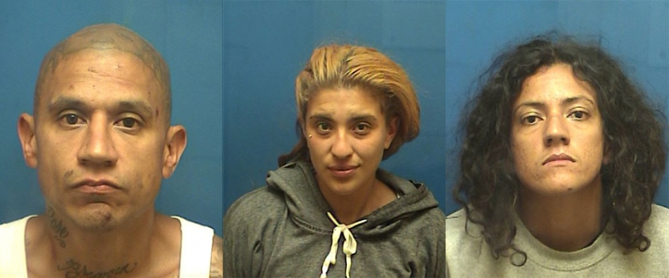 (l-r) Guy Olvera, 35 of Santa Paula, Jaylene Mata, 18 of Fillmore, Raylene Juarez, 28 of Santa Paula.