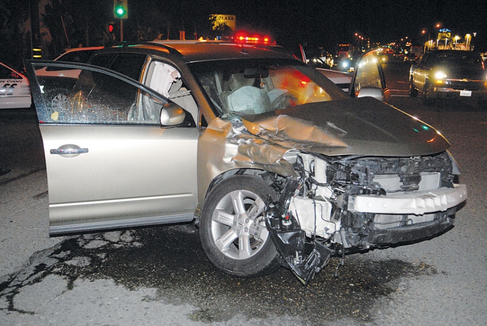 At approximately 6:45 Saturday evening a two vehicle accident occurred at the intersection of ‘C’ Street and Highway 126. A Z71 Chevrolet pickup and a Nissan SUV collided with extensive damage to both vehicles. The unidentified driver of the SUV was taken to the hospital for observation.