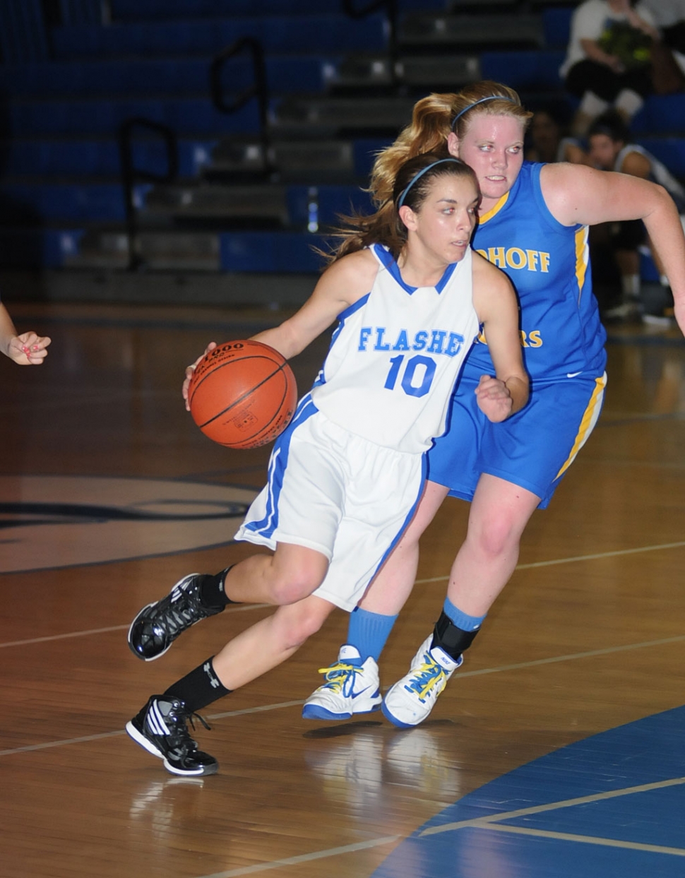 Ana Morino #10 dribbles around Nordoff to score. Fillmore lost to Nordoff 56-46. Anyssa Cabral had a game-high of 17 points and Jaynessa Lopez contributed 13. Fillmore’s next home games are Thursday, January 26th against Saint Bonaventure, and Saturday, January 28th against Oaks Christian.