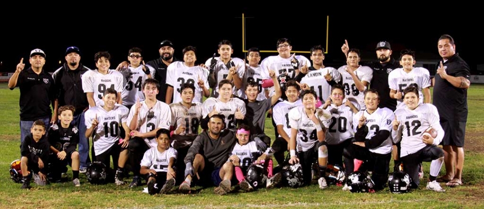 Fillmore Raiders Seniors Team who made the playoffs this year.