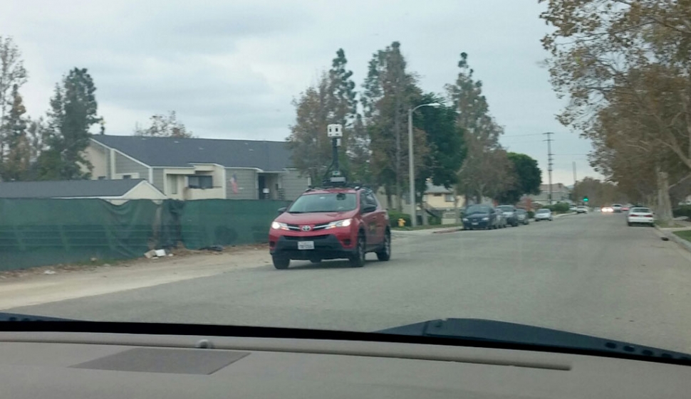A Bing Maps car was spotted in Fillmore Tuesday, on River Street. Bing Maps is a web mapping service provided as a part of Microsoft’s Bing suite of search engines and powered by the Bing Maps for Enterprise framework. Photo by Tenea Golson.