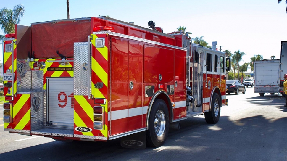 On June 13th, 2021, at 3:42pm, Fillmore Police, City Fire and AMR Paramedics were dispatched to a traffic collision in the area of Olive Street and Ventura Street. Arriving fire crews reported a box truck and a semi involved, with all occupants out. No injuries were reported. Cause of the crash is under investigation. Photos courtesy Angel Esquivel-AE News.