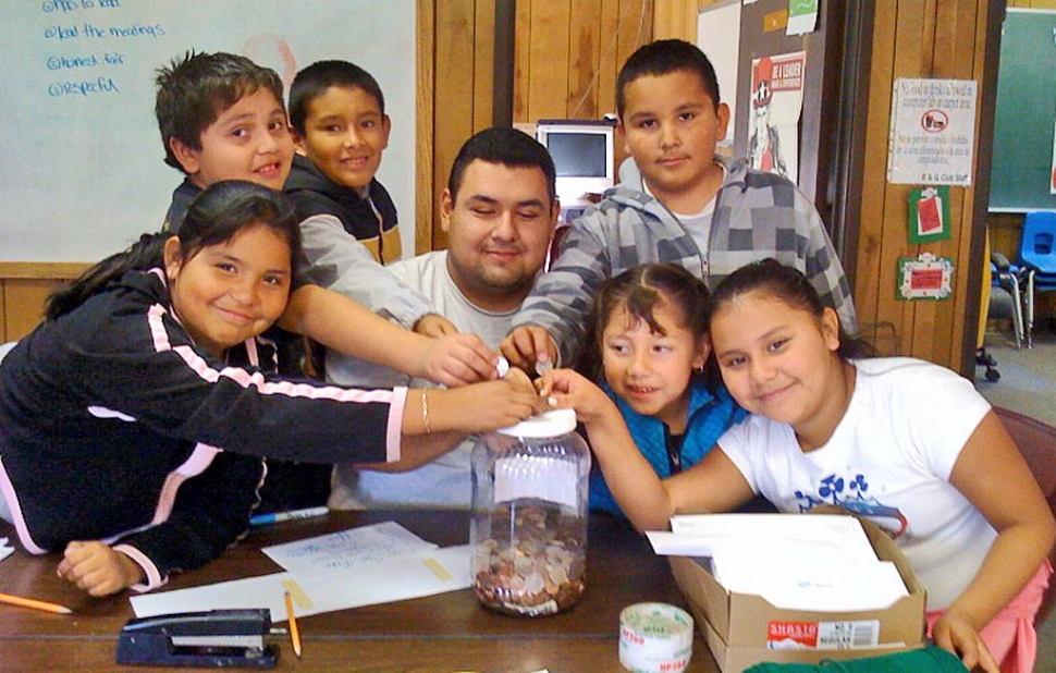 Boys and Girls Club members have started a coin jar collection to help the financially strapped organization.