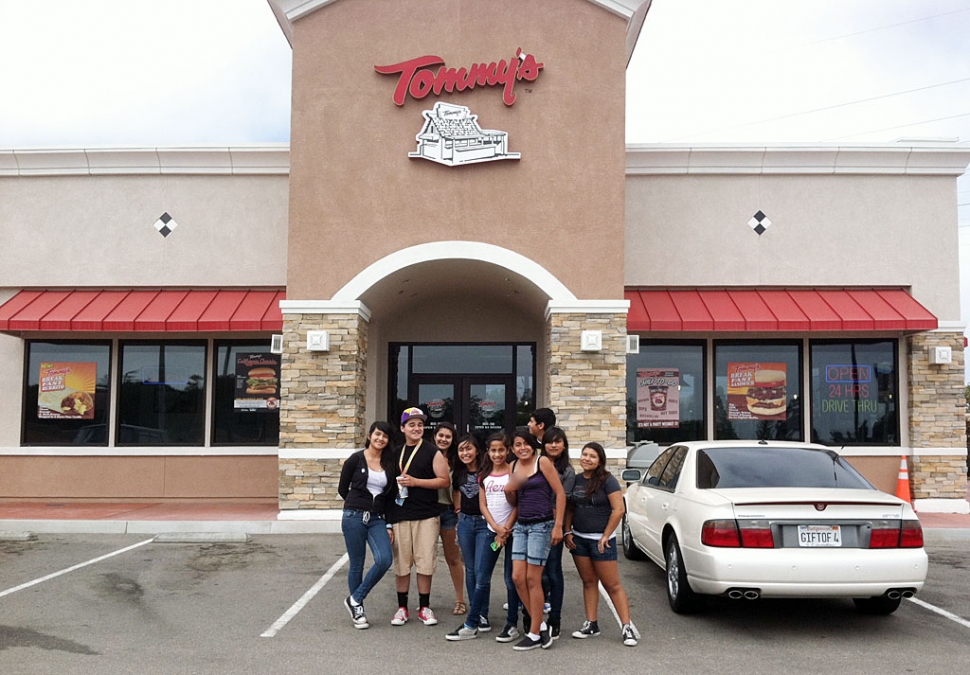 Buddy also took his middle school group to Salzers Music & Tommy's Burgers. 