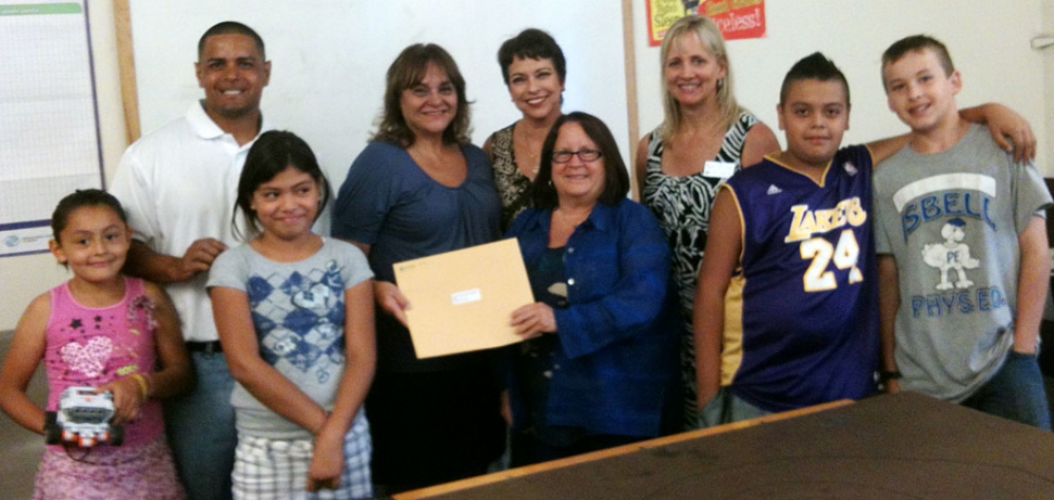 Southern California Edison's Regional Managers, Nancy M. Williams and Anna M. Fructos-Sanchez present Boys & Girls Club of Santa Clara Valley CEO Jan Marholin with a check for $5000 towards their STEM Program. STEM is science, technology, engineering and math components as youth will be doing hands on learning activities this year incorporating those methods. We thank Southern California Edison for supporting the Boys & Girls Club of Santa Clara Valley.