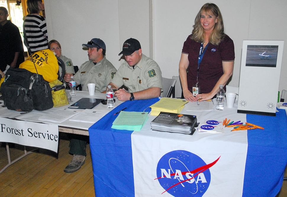 U.S. Forest Service and NASA offered career information at Friday’s fhs Career Day 2009-2010 event.