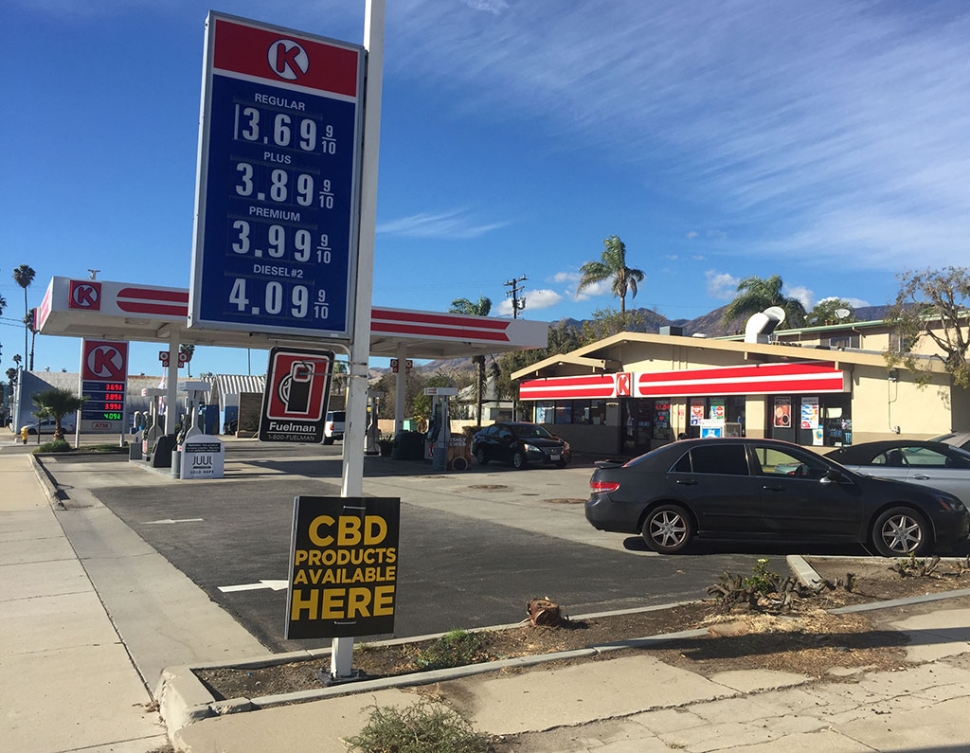 Circle K Gas & Market, located at 423 West Ventura Street, Fillmore, now offers CBD products.