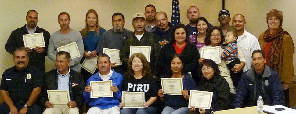 On October 21, the community of Piru graduated 28 citizens from the CERT program.