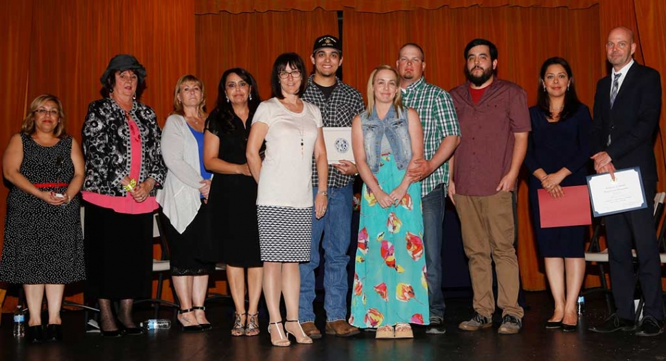 Outstanding Community Service of the Year was awarded to Rigo Landeros. Accepting the award was Rigo’s wife and children, Laura Landeros, Christina Bingham and husband Elden, Daniel and David Landeros.