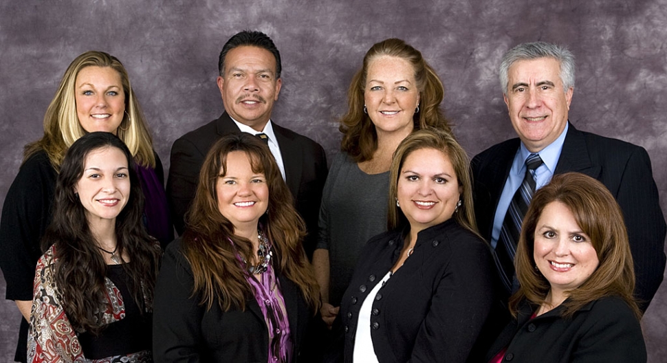 (top row) (l-r) Shelly Reiman, Chivas Skin Care, Martin Guerrero, Second Vice President Skillin Carroll Mortuary, Brenda Hampton-Ortiz Super Seal and Stripe, Carlos Alberto Martinez, Treasure, Union Bank. (bottom row) (l-r) Renae Stovesand-Martel, Parliamentarian, Mobil Notory Public/Spa Escapes, Cindy Jackson, Chamber President CJ Financial, Ari Larson, First Vice President Cookie Lee Jewelry Consultant, Theresa Robledo, Diamond Realty.