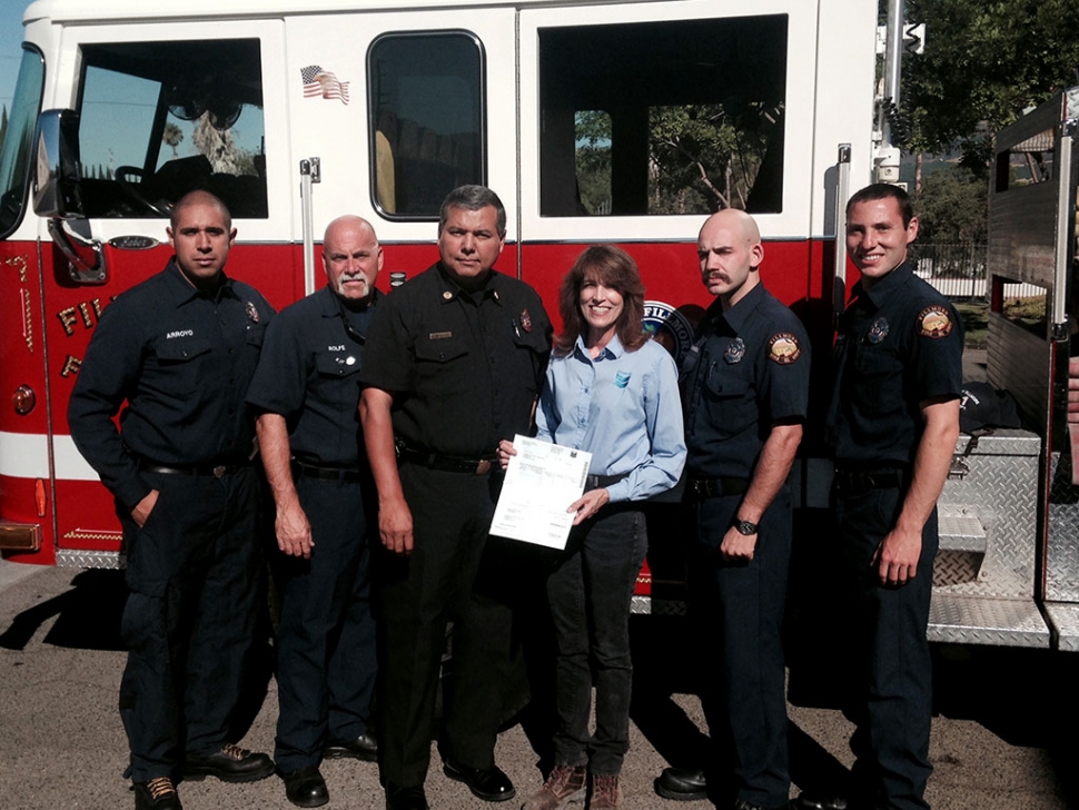 The Fillmore Firefighters Foundation received a $5,000.00 donation from Leslie Klinchuch and Chevron Corporation. Thank you Leslie and Chevron for supporting Fillmore Firefighters Foundation.