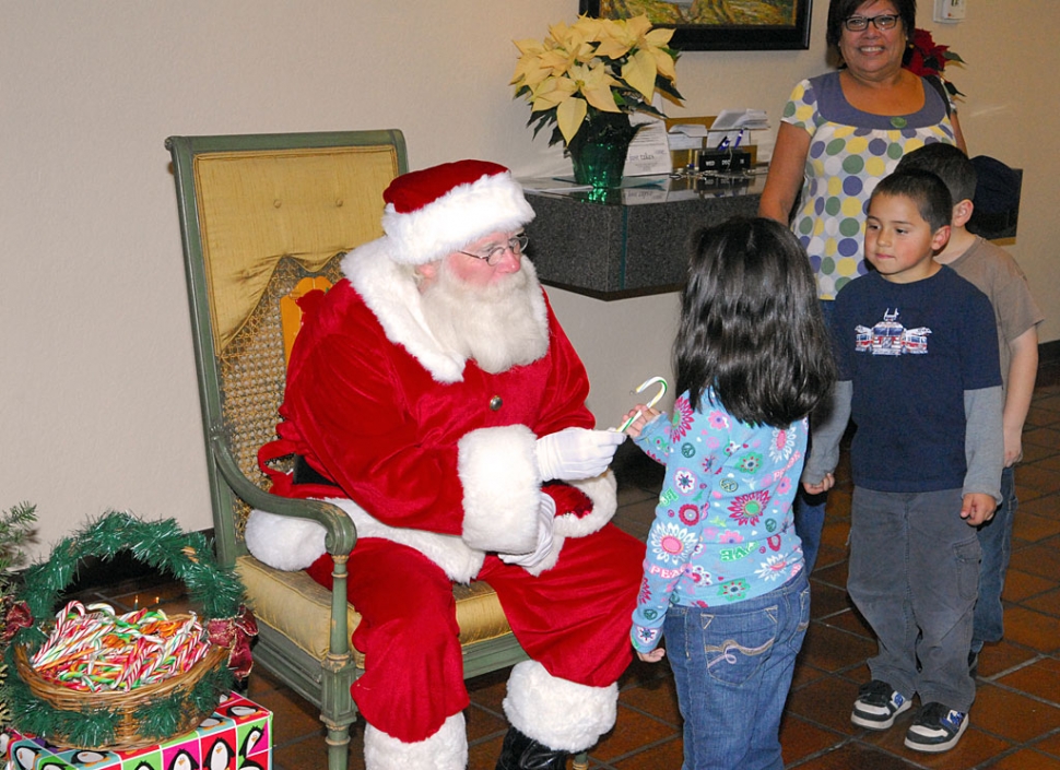 They also received a free candy cane.