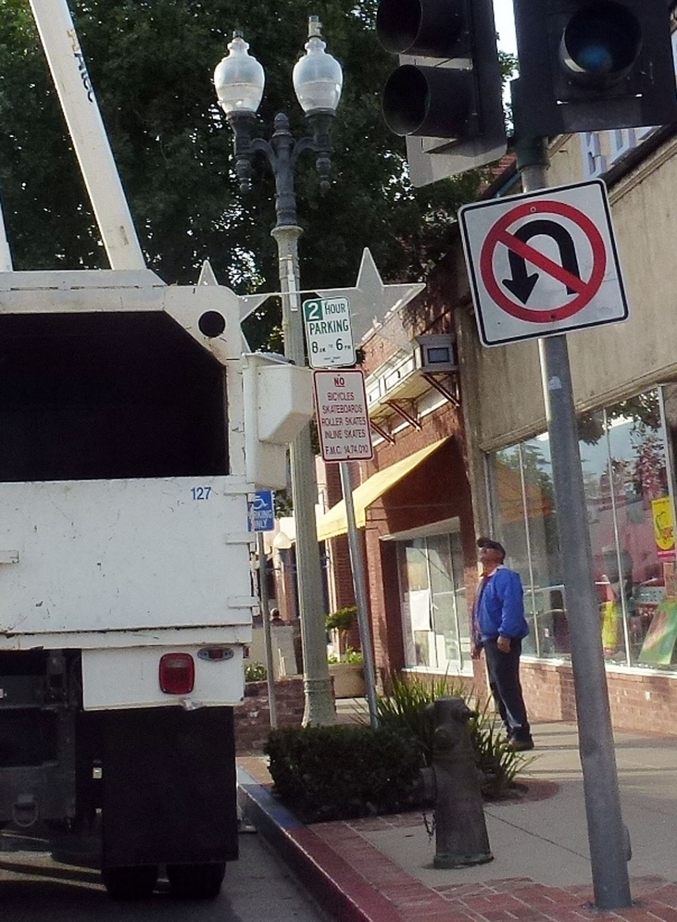 The City of Fillmore put up Christmas decorations this week, officially launching the holiday spirit.