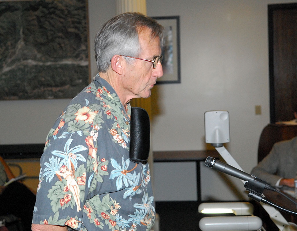 During Tuesday night’s council meeting, John Scoles spoke in regards to allowing the community to have access to the high school’s all-weather track. As it stands the public is not allowed to run on the track.