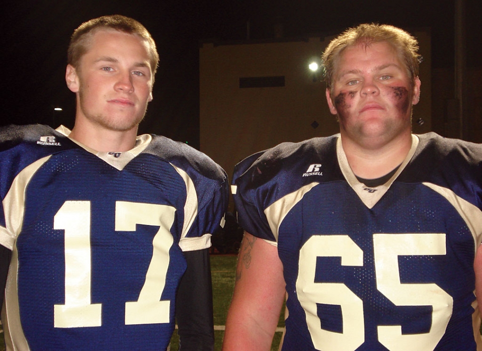 (l-r) Corey Cole and Curtis Cole, student athletes at Concordia University
