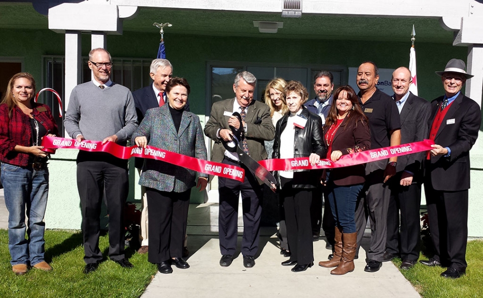On Wednesday the Fillmore Chamber of Commerce held a ceremony for the grand re opening of the Colina Vista Apartments in Piru.  Cindy Jackson, President and Ari Larson, Vice President provided the ribbon cutting along with Martin Hernandez from County of Ventura Supervisor Kathy Long's office  and the Piru Council. . Norman Nagel, board chair of the Area Housing Authority welcomed the crowd, Douglas Tapking, Executive Director of the Area Housing Authority introduced those involved with the project along with Johanna Gullick, Southern California Markets Manager for Union Bank.  The Apartments were built in 1995 for affordable housing and has thirty 3 bedroom units and five 4 bedroom units.  The remodel upgrades were completed with 