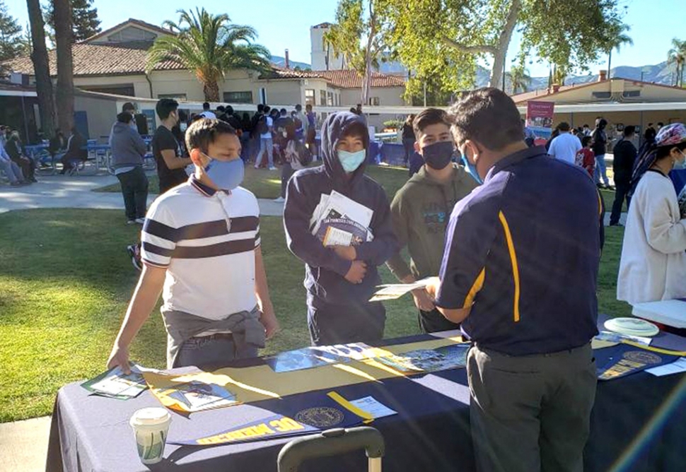 Last week the Early Academic Outreach Program of UC Santa Barbara hosted Higher Education Week (College Fair) on Tuesday, March 1st at Fillmore High School. About 30 different college representatives attended. The event was a great success. Students were able to ask questions and learn more about the different college choices. Courtesy Fillmore High School Blog www.blog.fillmoreusd.org