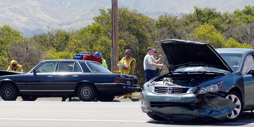 A two car collision occurred Monday, at approximately 10:45 a.m., near the intersection of C Street and Highway 126. No serious injuries were reported. Significant damage was done to both vehicles. The cause of the accident was not reported.