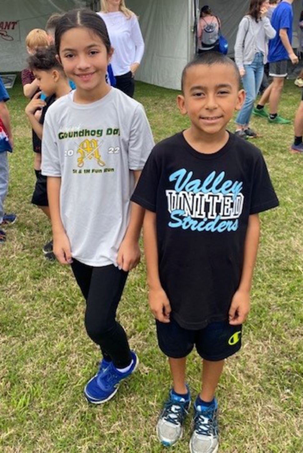 Pictured above is Brooklyn Limon who placed 43rd out of 189 in the Girls 7-8, and Jacob Ramirez, first time runner who placed 131st out 219 in the Boys 7-8 Division. 