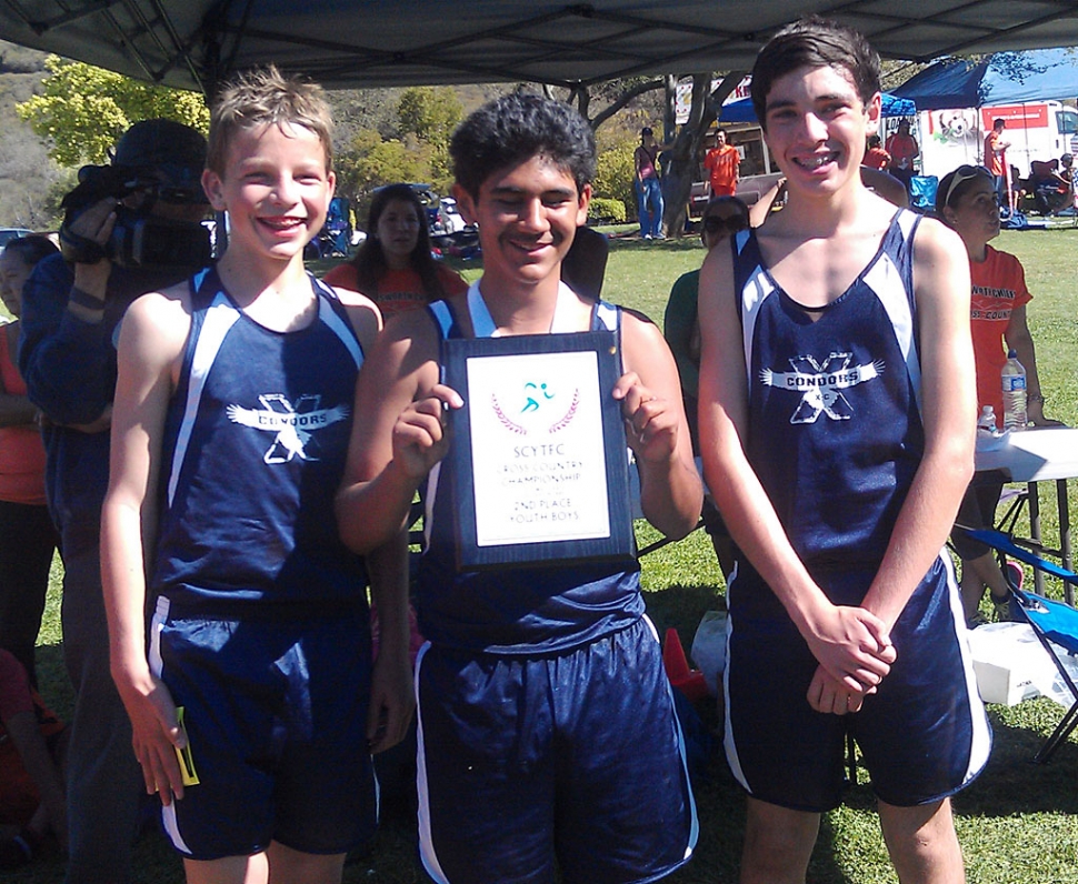 (Youth Boys) (l-r) Colin Richter, Joaquin Rodriguez and Steve Jump