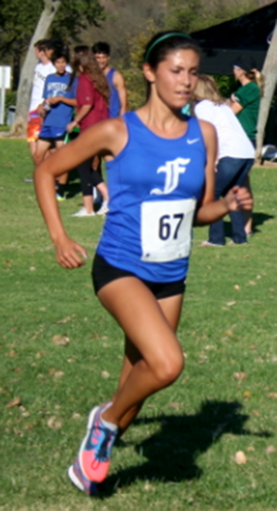 Senior Kiana Hope led the Lady Flashes at Oak Canyon Park in their second league meet of the season.