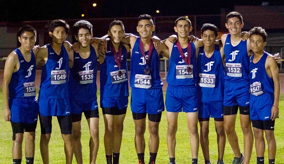 Fillmore Flashes Cross Country Junior Boys at the Rosemead Invite this past Friday. Photo by Judith Rodriguez.
