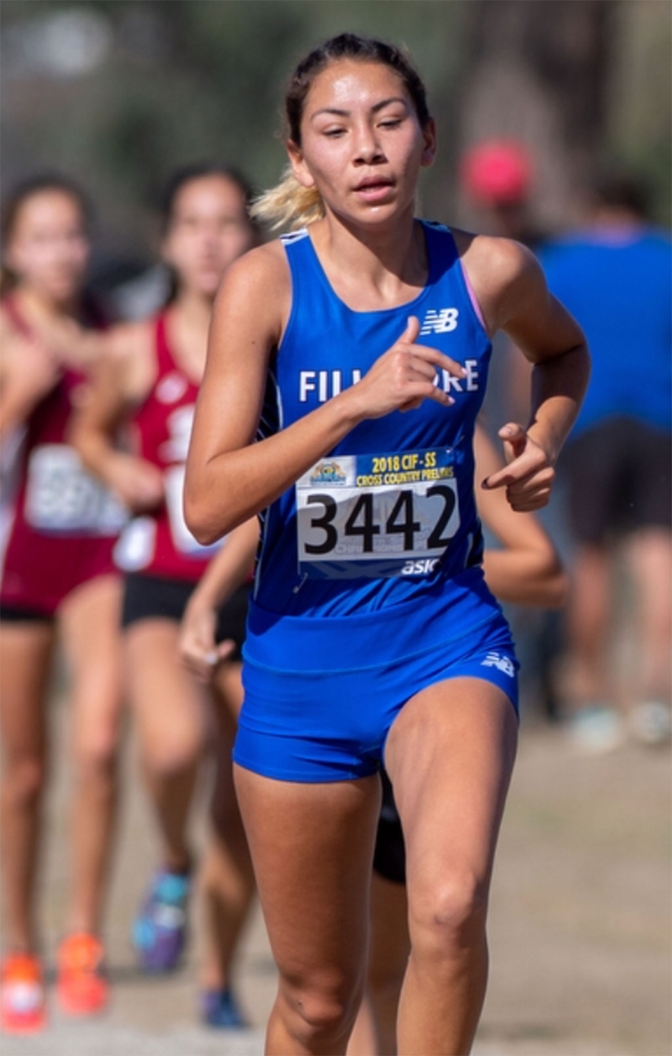 Senior Diana Perez at the Division IV CIF Prelims.