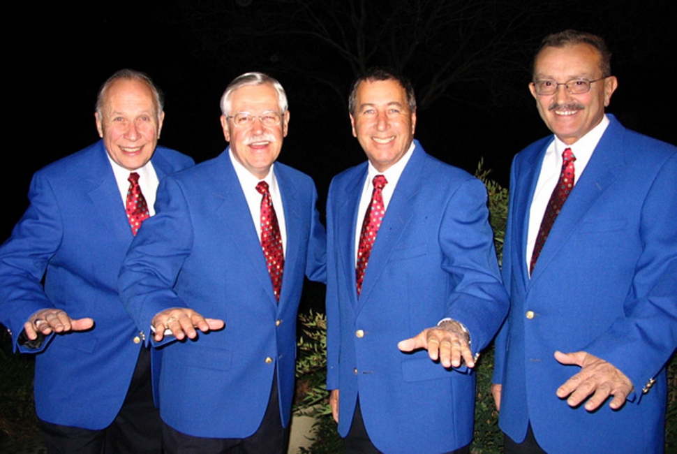 The Fillmore Ebell Club will be entertained this month by Top-Notch, an award winning barbershop quartet, at the Veterans Memorial Building on September 23, 2008.