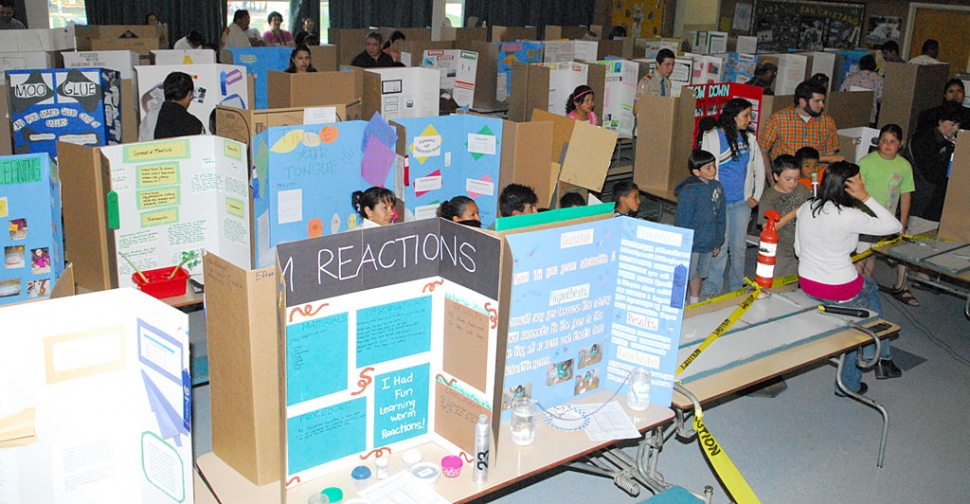 The San Cayetano Science Faire, Tuesday, was hosted by the school’s NASA Team. All elementary students in Fillmore and Piru participated.