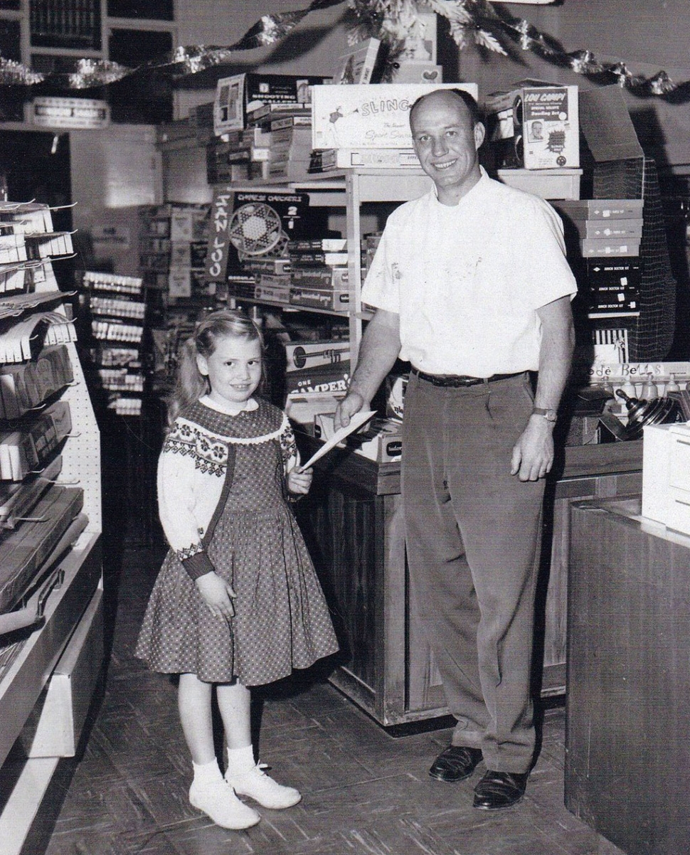 1960 Stockers Department Store Bill Stocker and Susan French. Photos courtesy Fillmore Historical Museum.