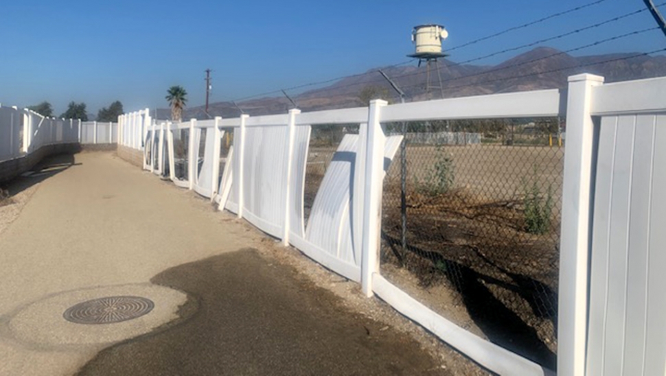 The fencing in the breezeway connecting Burlington Street to C Street has been vandalized again. With its out of view location it is a prime target for repeated graffiti and vandalism. One panel of the fencing sells for $120, plus the city labor—your tax dollars at work. 