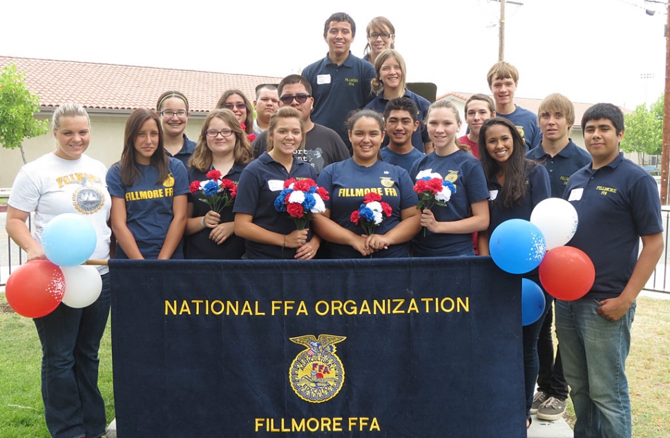 FFA members after the third annual Filllmore FFFA Fourth of July Freedom Breakfast.