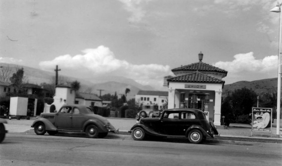 Oscar DeFevers Union Oil gas station.