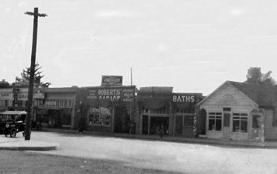 Old Sespe Church (now a restaurant) in 1930.