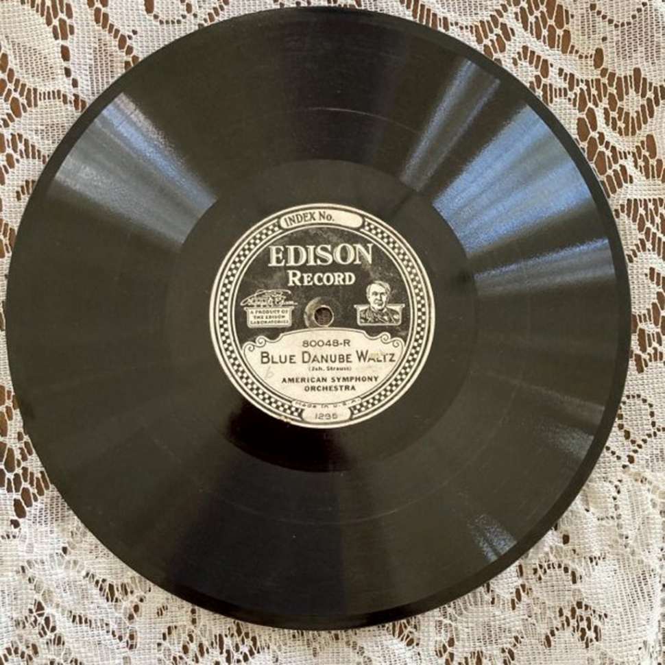 Edison recording of the Blue Danube Waltz