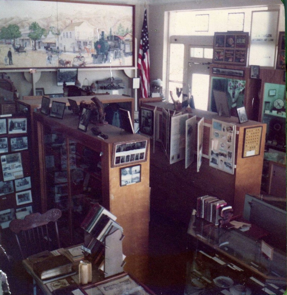 The interior of original Fillmore Historical Museum.