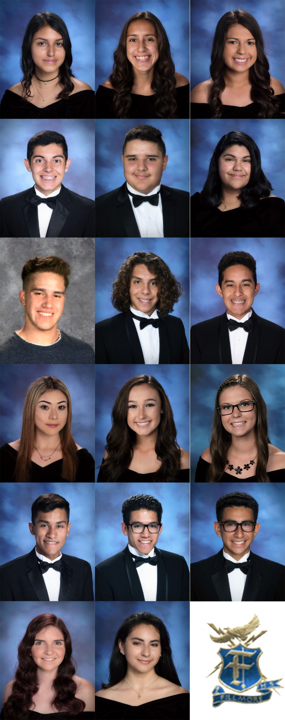 Cali Wyand, Ahtziri Martinez, Allison Recancoj, Elizabeth Magana, Fernando Landeros, Josie Paniagua, Kasey Crawford, Christian Andrade, Daniel Gonzales, Ian Morris, Lindsey Brown, Lorenzo Anthony Palomera, Mario Hurtado, Michael Sanchez, Mishell Beylik, Paulina Gurrero, Jario Rios Ponce