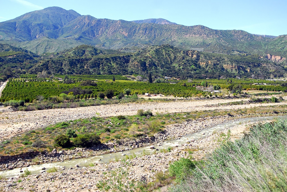 Fillmore has been enjoying beautiful 80 degree weather for several days. As the photo shows, the hills are green since the last of our rains.