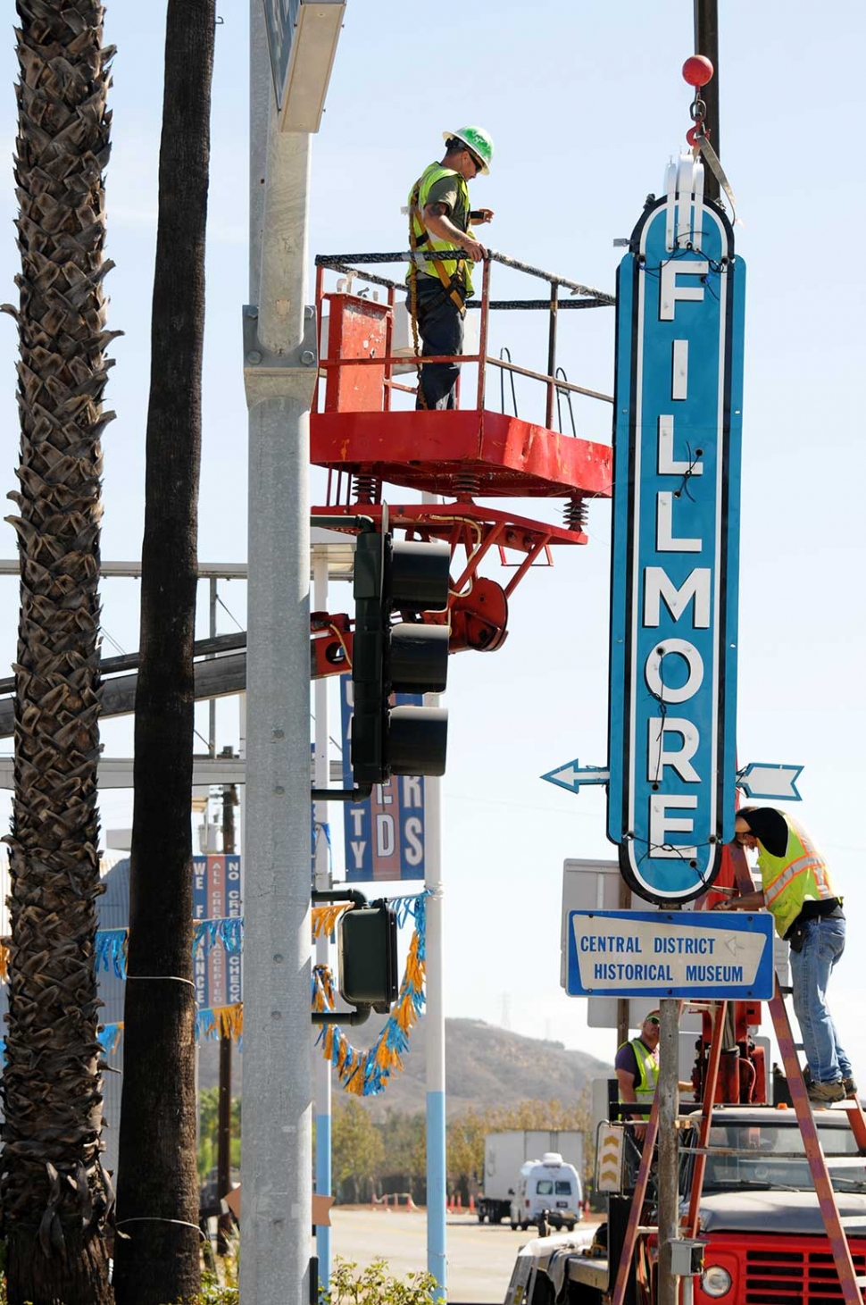 Fillmore sign at Central Avenue and Highway 126
