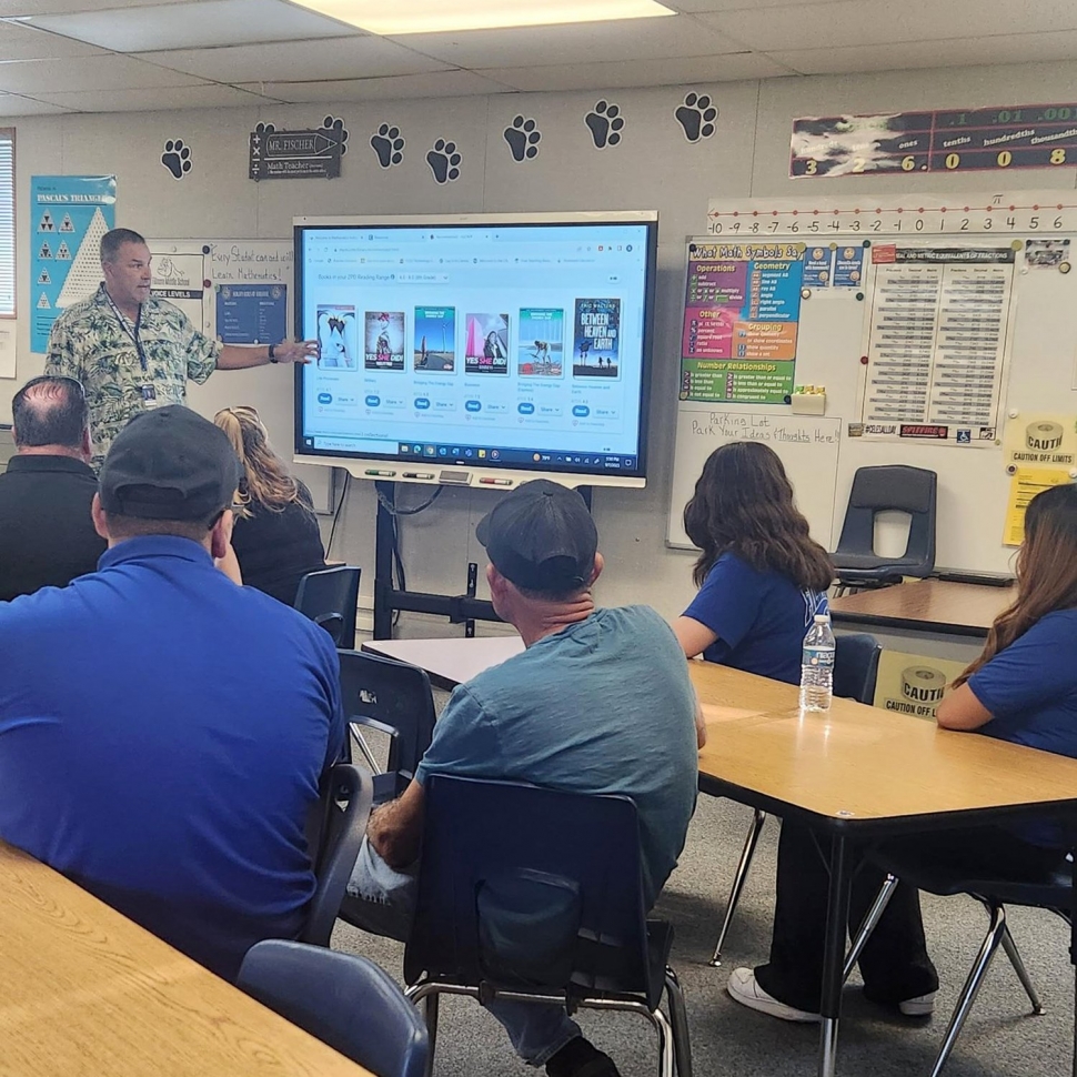 Our FMS families had the opportunity to attend class with their students on September 8th for Back to School Night. They started with Club Academy and ended with the 6th period. They experienced our bell system and hurried to their next class during the 5-minute passing period, just like their students do on a regular school day. Once inside class, teachers presented to families the four questions that we are working on as a school community: What does the teacher want the students to know and be able to do? How does the teacher and student know if they learned it? How does the teacher respond if the student hasn’t learned it? How does the teacher respond if the student has already mastered it? We thank our FMS families for coming “back” to school to learn about this topic and we look forward to the great year that we will have! Courtesy https://www.blog.fillmoreusd.org/fillmore-middle-school-bulldogs-blog/2023/9/8/back-to-school-night.