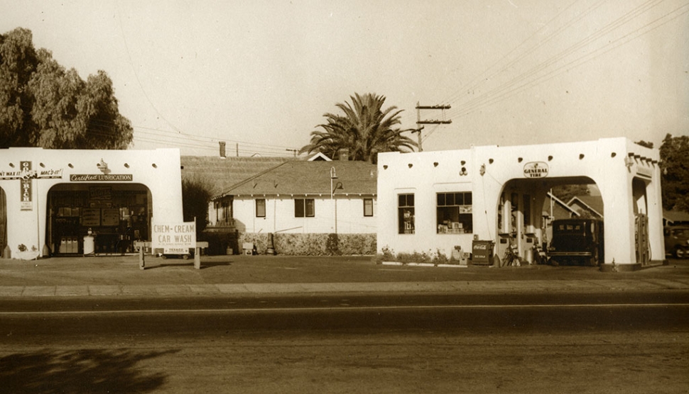 Seaside Rocket Service Station on Santa Clara and A Street.