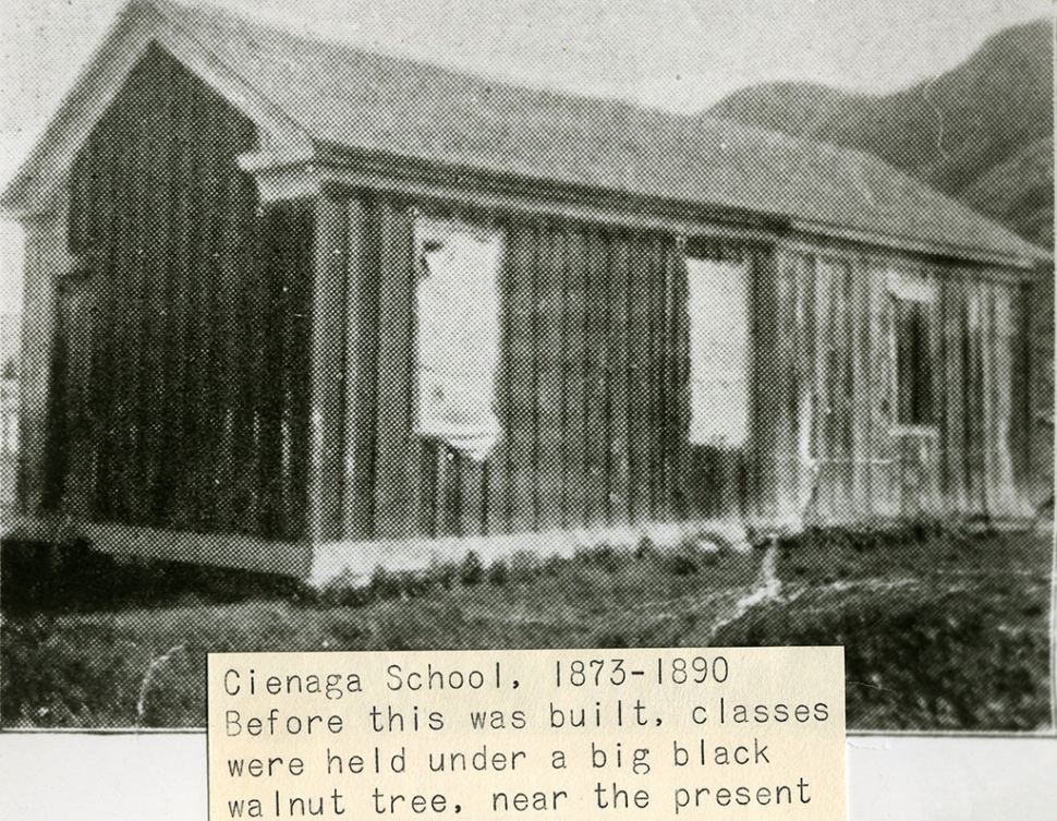 Cienega School, 1873